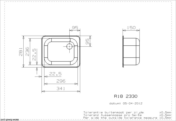Kjøkkenvask R18 2330 OSK,Reginox - Bilde 2
