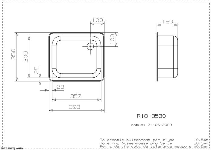 Kjøkkenvask R18 3530 OSK,Reginox - Bilde 2