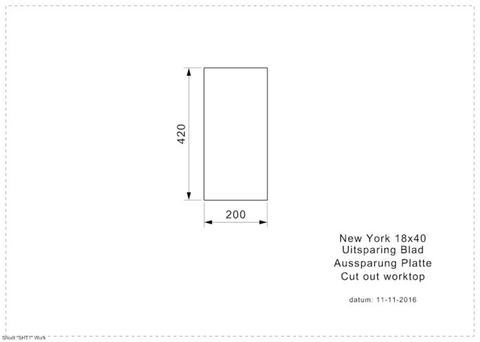 Kjøkkenvask New York 40x18, Reginox - Bilde 3